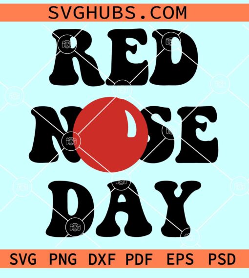 Red nose day SVG, red nose day logo svg, red nose day 2023 svg