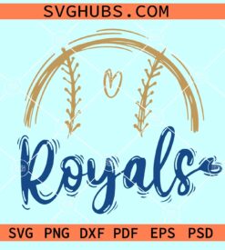 Royals Mascot SVG, KC Royals svg, MLB Kansas City Royal svg