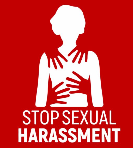 Stop sexual harassment svg