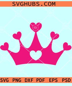 Princess Tiara crown SVG, Tiara crown SVG, Princess crown SVG
