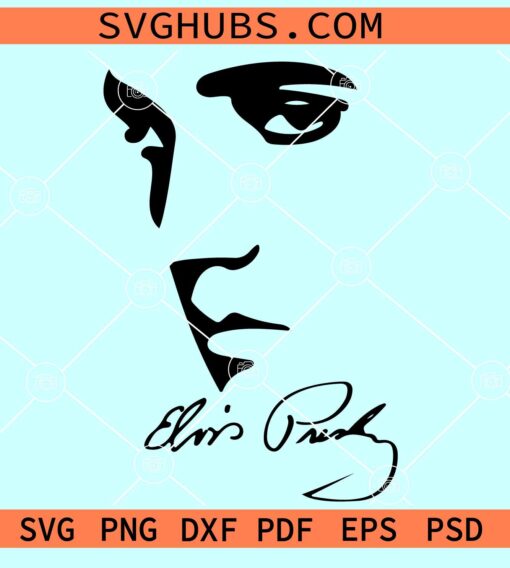 Elvis Presley SVG, Rock Music SVG, celebrity svg, Elvis silhouette svg