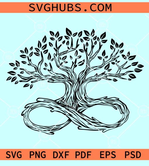 Family reunion tree SVG, tree with roots SVG, Family tree SVG