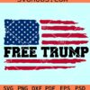 Free Trump flag SVG, Free Trump SVG, Free Donald Trump SVG PNG