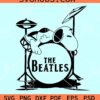 Snoopy The Beatles SVG, Beatles SVG, Peanuts SVG, rock band svg