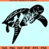Turtle Scuba Diver SVG, Diver SVG, sea turtle svg, dive SVG, Scuba Diver Svg
