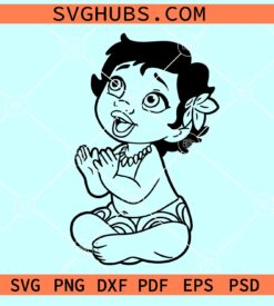 Baby Moana SVG, Moana Disney Svg, Moana Princess SVG, Moana Birthday SVG