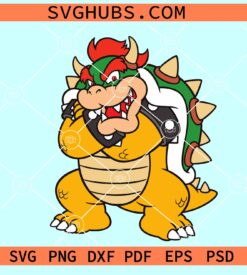 Bowser Super Mario SVG, Super Mario SVG, monster svg, Mario wiki SVG