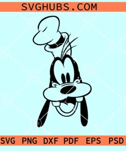 Disney Goofy head SVG