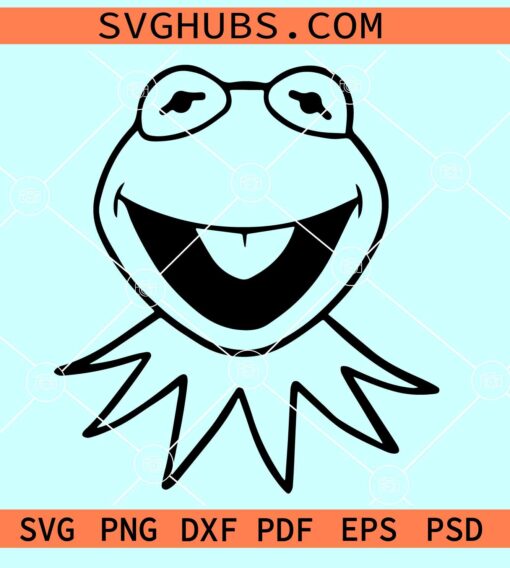Kermit the frog SVG, The Muppets Show SVG, Funny frog SVG