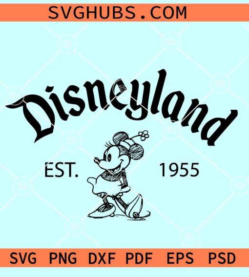 Magic Castle Est 1955 SVG, Disneyland Est 1955 svg, Magical kingdom SVG