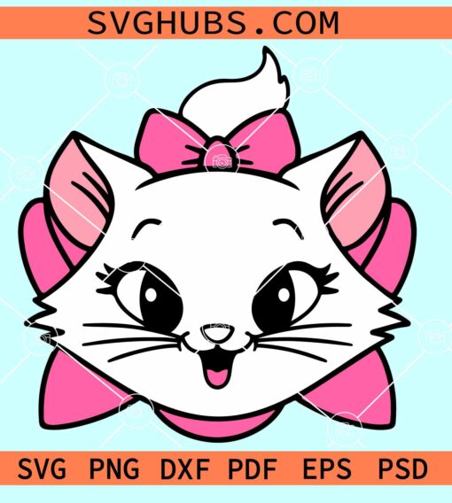 Marie Disney Cat SVG, Marie the kitten SVG, Disney Character SVG