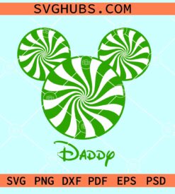 Mickey Candy Head daddy SVG, Mickey Candy daddy SVG, Mickey candy SVG