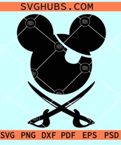 Mickey Mouse Pirate SVG, Disney Mickey pirate SVG, Disney cruise line SVG