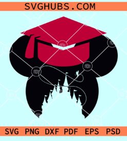 Mickey Mouse graduation SVG, Mickey graduation cap SVG, Disney graduation SVG