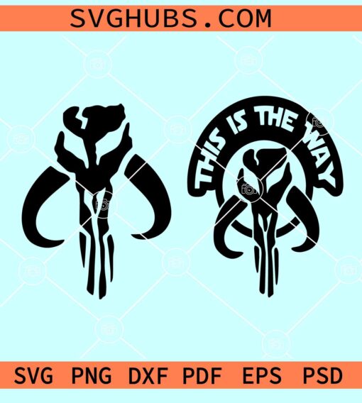 Mythosaur SVG, Mythosaur skull SVG, The Mandalorian skull SVG