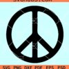 Peace Symbol SVG, peace symbol circle svg, Peace SVG