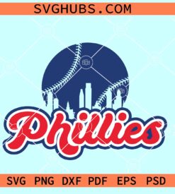 Phillies Baseball SVG, Philadelphia Phillies svg, MLB team SVG, Philly SVG
