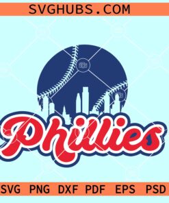 Phillies Baseball SVG, Philadelphia Phillies svg, MLB team SVG, Philly SVG