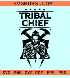 Roman Reigns The Tribal Chief SVG, Roman Reigns SVG, WWE champion SVG