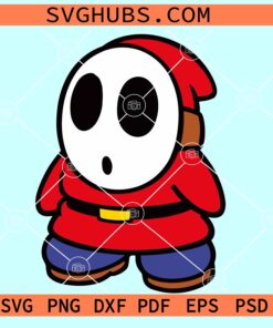 Shy Guy Super Mario SVG, Shuy Guy SVG, Super Mario Bro Svg