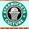 Starbuckets Culture SVG, Starbuckets SVG, Basketball Starbucks logo SVG