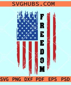 American Freedom Flag SVG, distressed flag svg, 4th of July svg