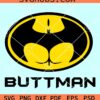 Buttman SVG, Buttman parody Svg, Buttman Batman svg