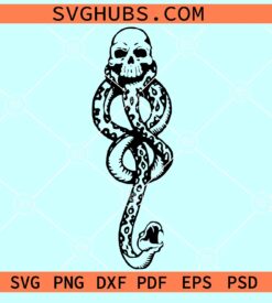 Dark mark SVG, Harry Potter Voldemort SVG, Harry Potter dark mark SVG