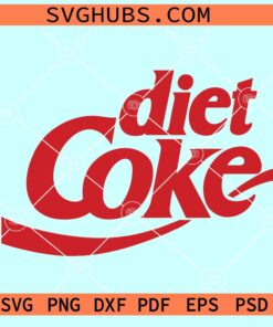 Diet coke logo SVG, diet coke lover SVG, diet Coke svg