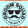 Groom Squad SVG, team grrom svg, wedding party svg