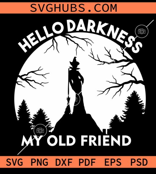 Hello darkness my old friend SVG