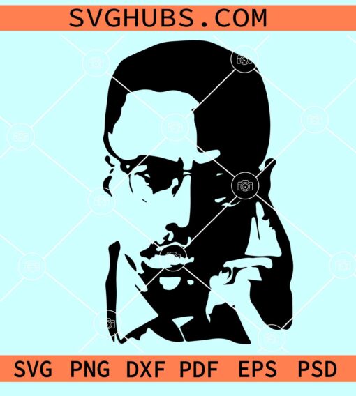 Malcolm X svg, Black history SVG, Malcom X quotes SVG