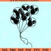 Mouse ears Balloons SVG, Mickey balloons svg, Balloons Disney svg