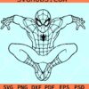 Spiderman SVG, Superhero Spiderman Svg, Spiderman Chibi SVG