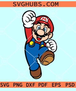 Super Mario layered SVG