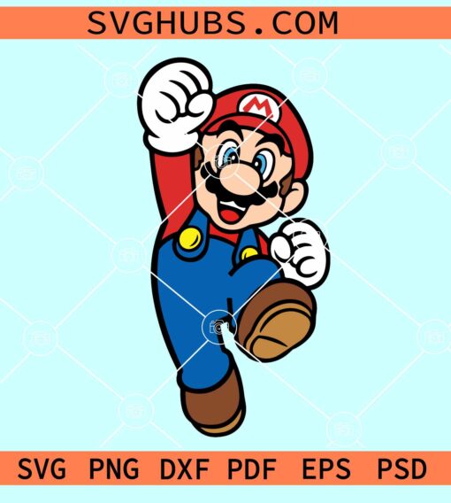 Super Mario layered SVG