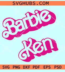 Barbie Ken Logo SVG, Barbie Ken SVG, Mattel Ken doll SVG