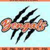 Bengals Claw SVG, Bengals football svg, Cincinnati Bengals Svg