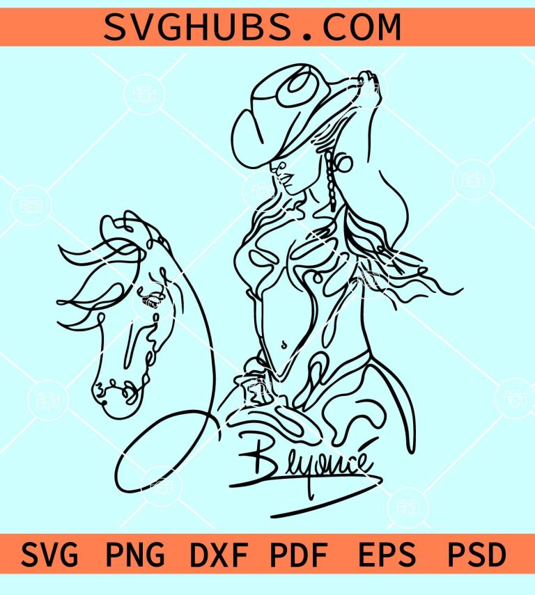 Beyonce Renaissance Svg, Beyonce World Tour SVG, Beyonce Singer Svg