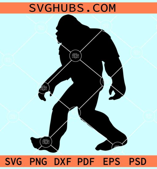 Bigfoot Silhouette Svg, Bigfoot SVG, Yeti Svg, Sasquatch Svg