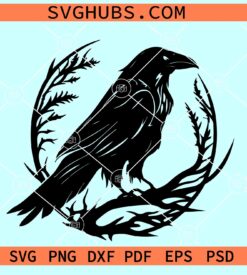 Crow bird SVG, crow svg, crow clipart, raven crow svg