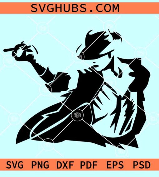 Michael Jackson svg, Michael Jackson pose svg, Michael Jackson moonwalk svg
