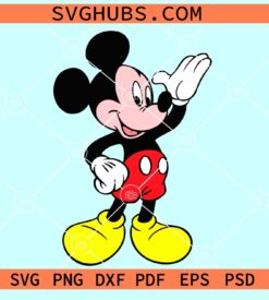 Mickey Mouse SVG Cut File, Mikey Birthday SVG, Disney Mouse SVG