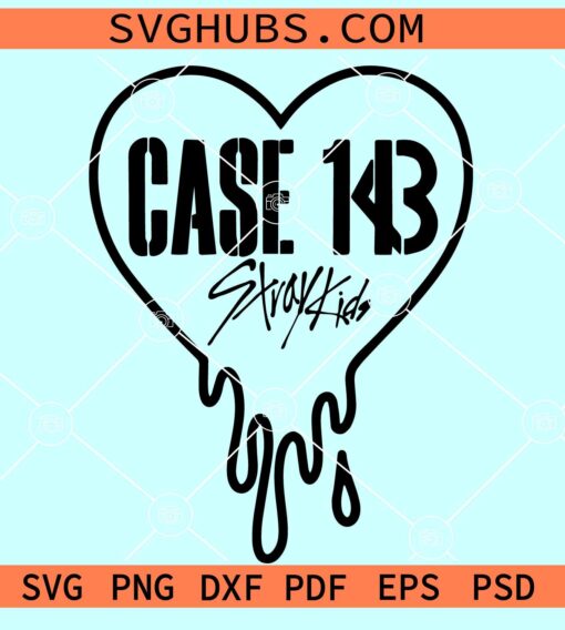 Stray Kids SVG, Kpop logos svg, SKZ Case 143 Kpop Svg