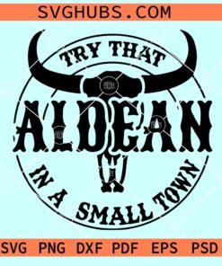 Try That In A Small Town SVG, Jason Aldean SVG, Country music SVG