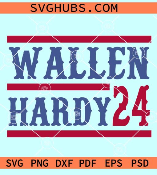 Wallen Hardy 24 SVG, Morgan Wallen SVG, Country music SVG