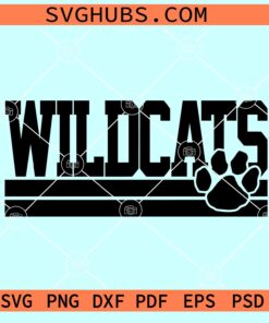 Wildcats svg, Wildcats mascot svg, Wildcats football svg, Wildcat pride SVG