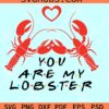 You are My Lobster friends font SVG, friends quote svg