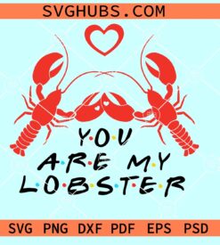 You are My Lobster friends font SVG, friends quote svg