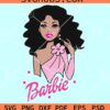 Afro Barbie girl SVG, black Barbie girl svg, afro Barbie svg, Afro Barbie SVG